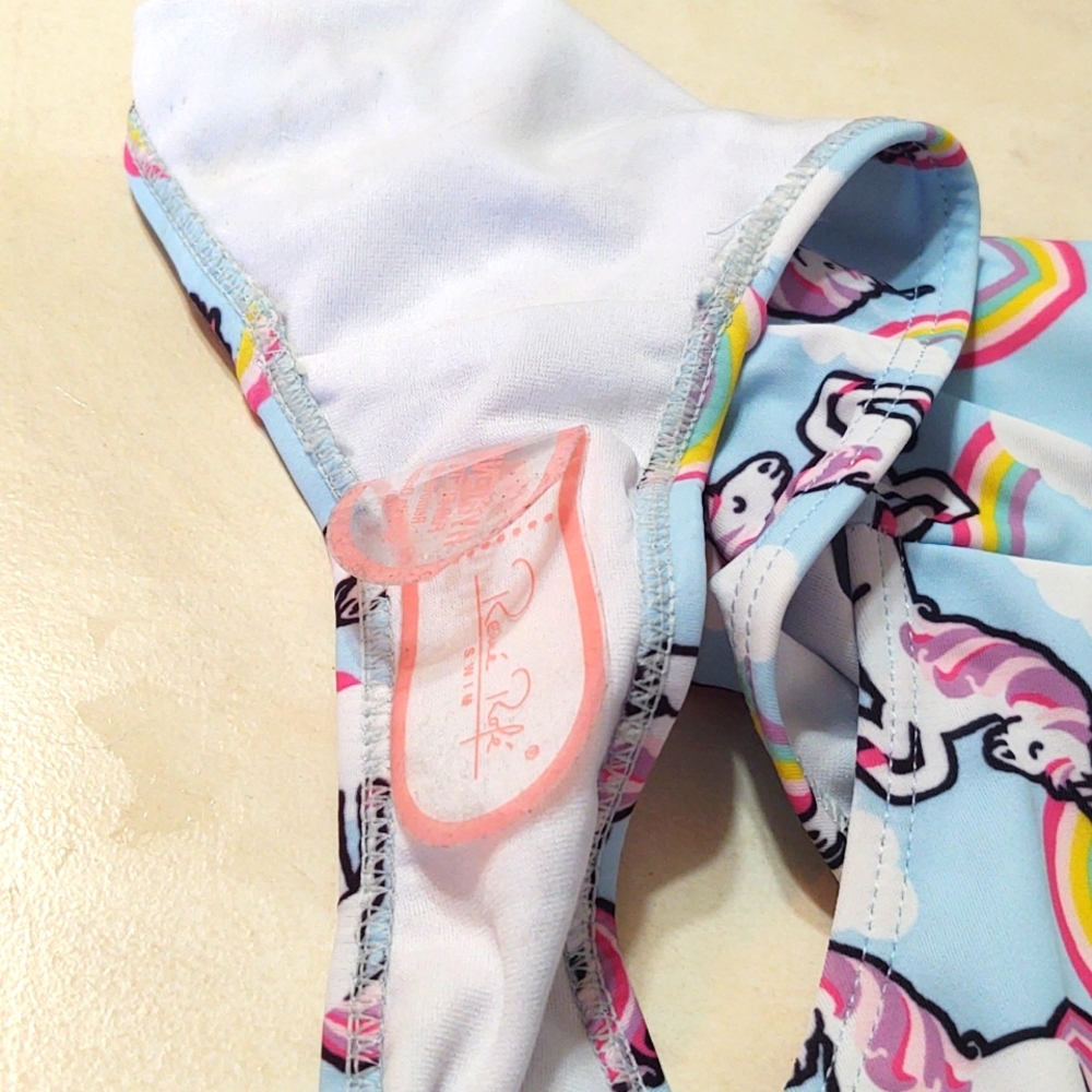 Unicorn Ruffle Bathing Suit - Picture 4 of 4